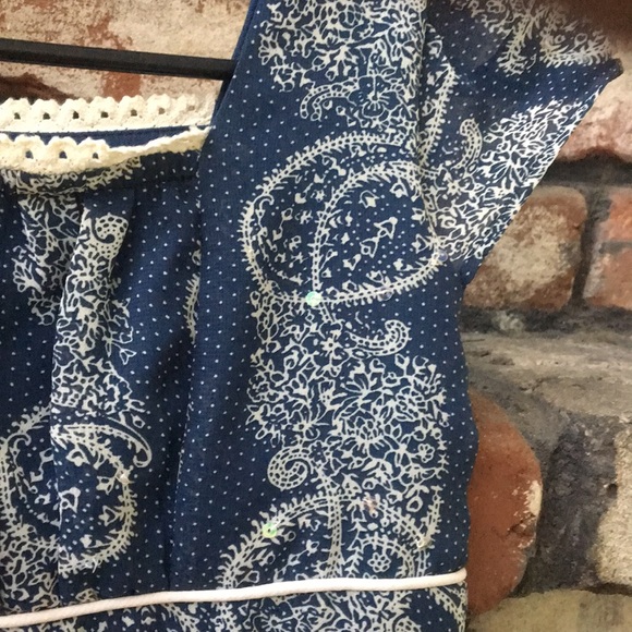 Girl’s dark blue dress - Picture 3 of 4